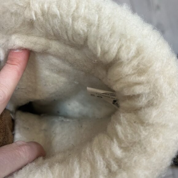 Sorel Alpine Winter Boots Women's Sz 6 Tan Leather Lace Up Insulated Snow Lined - Picture 8 of 11